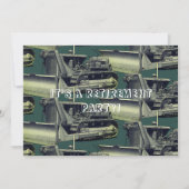 BULLDOZER OPERATIONELE ENGINEER RETIRETIREMENT KAART (Voorkant)