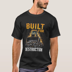 Bulldozer Operator Bouwer Earth Mover T-shirt