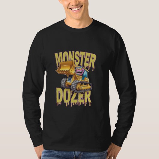 Bulldozer Operator Bouwer Earth Mover T-shirt (Voorkant)