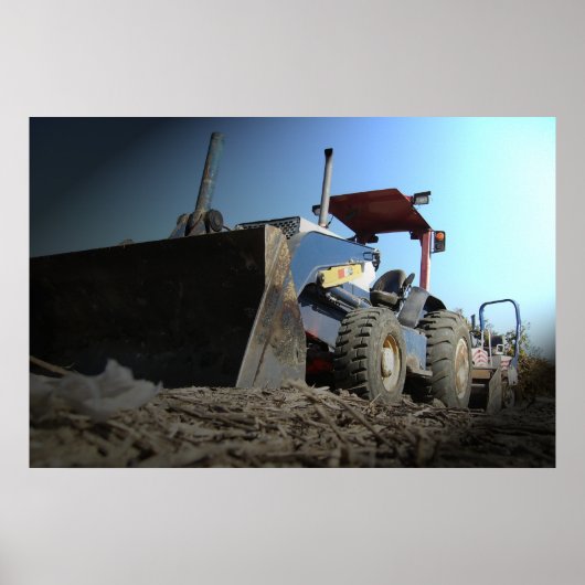 Bulldozer Poster (Voorkant)