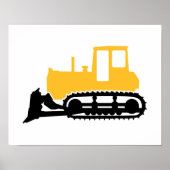 Bulldozer Poster (Voorkant)