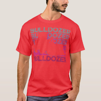 Bulldozer Retro Cadeau T-shirt