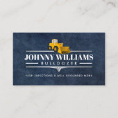 Bulldozer Slogans Visitekaartjes (Voorkant)