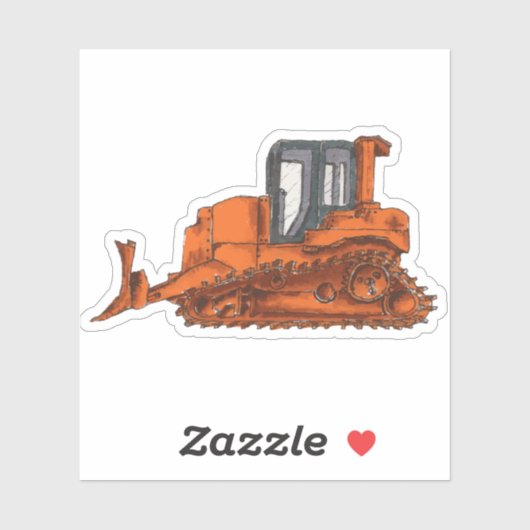 Bulldozer Sticker (Vel)