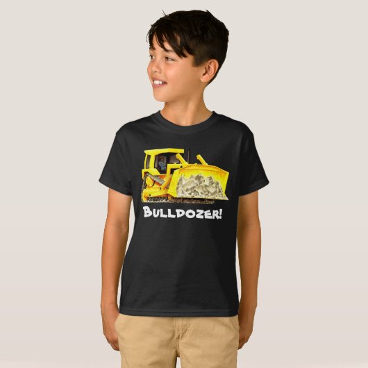 Bulldozer T shirt (Voorkant volledig)