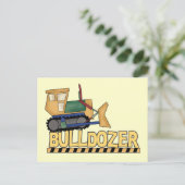 Bulldozer Tshirts en Gifts Briefkaart (Staand voorkant)