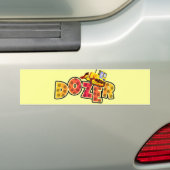 Bulldozer Tshirts en Gifts Bumpersticker (Op auto)