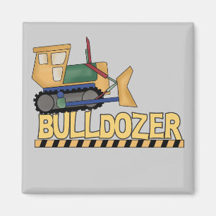 Bulldozer Tshirts en Gifts Magneet