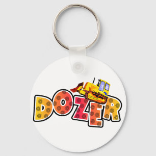 Bulldozer Tshirts en Gifts Sleutelhanger
