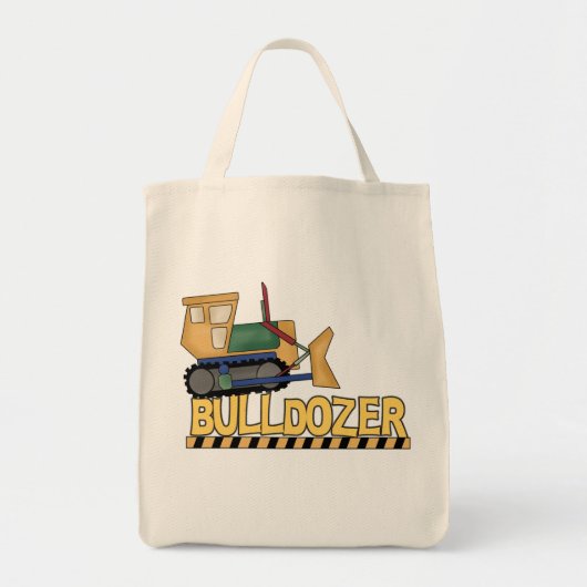 Bulldozer Tshirts en Gifts Tote Bag (Voorkant)