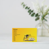 Bulldozer-Visitekaartje Visitekaartje (Staand voorkant)