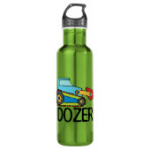 Bulldozer Waterfles (Voorkant)