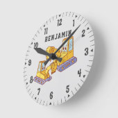 Bulldozers Bouwer Koys Room Decor Ronde Klok (Hoek)