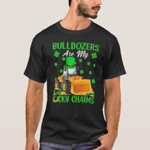 Bulldozers zijn mijn Lucky Charms Bulldozer St Pat T-shirt