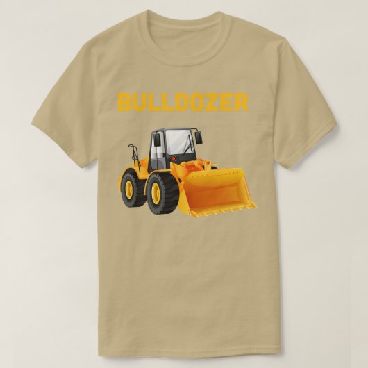 bulldozerwagen t-shirt (Design voorkant)