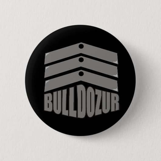 Bulldozur "Coat of Arms"-Button Ronde Button 5,7 Cm (Voorkant)