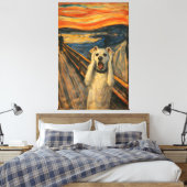 Bulleit Schreeuw Canvas Afdruk (Insitu (Slaapkamer))