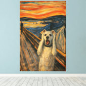 Bulleit Schreeuw Canvas Afdruk (Insitu (Houten vloer))