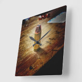 Bullet Clock Vierkante Klok (Hoek)