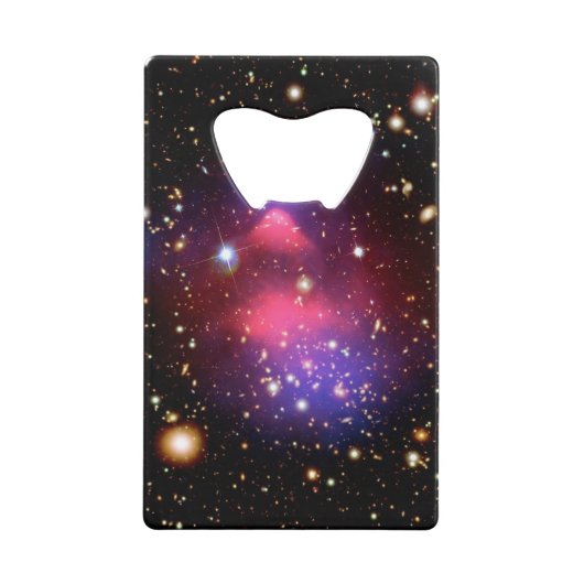 Bullet-cluster Creditkaart Flessenopener (Voorkant)