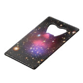 Bullet-cluster Creditkaart Flessenopener (Voorkant Gekanteld)