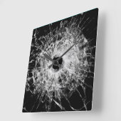 Bullet Hoes Vierkante Klok (Hoek)