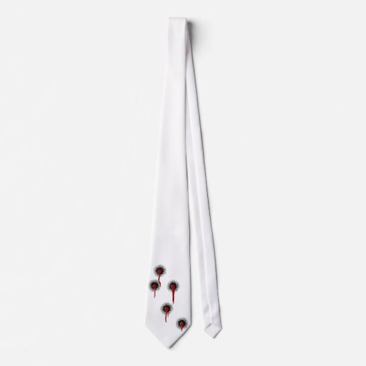 Bullet Holes Necktie Stropdas (Voorkant)