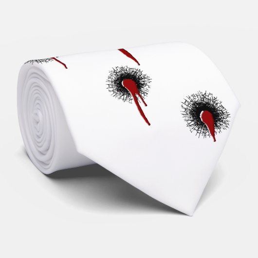 Bullet Holes Necktie Stropdas (Opgerold)