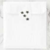 Bullet Holes Ronde Sticker (Tas)