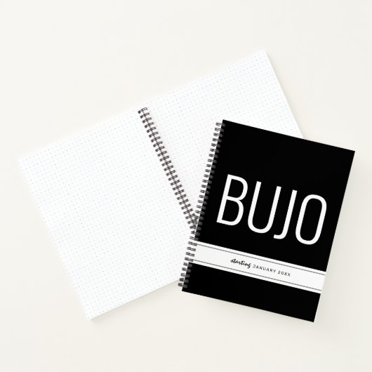 Bullet Journal Custom Modern Starting Date BUJO Notitieboek (Binnen)