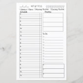 Bullet Journal Day in een oogopslag (Achterkant)