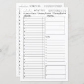 Bullet Journal Day in een oogopslag (Voorkant / Achterkant)