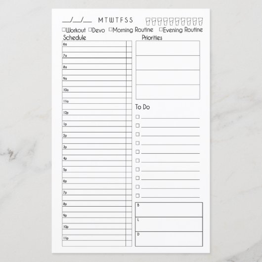 Bullet Journal Day in een oogopslag (Voorkant)