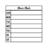 Bullet Journal Meal Planner Rubberstempel (Afrduk)