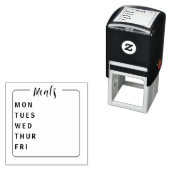 Bullet Journal Meal Planner zelfinktstempel Zelfinktende Stempel (In situ)