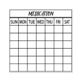 Bullet Journal Medicatie Rubberstempel (Afrduk)