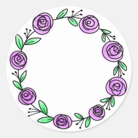 Bullet Journal Roos Sticker (Voorkant)