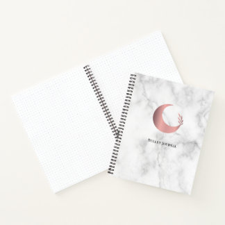 Bullet Journal Rose Gold Moon Notitieboek