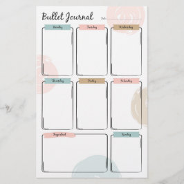 Bullet Journal voor weekplanning