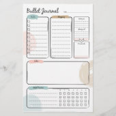 Bullet Journal voor weekplanning (Achterkant)