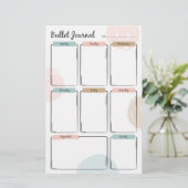 Bullet Journal voor weekplanning (Staand voorkant)