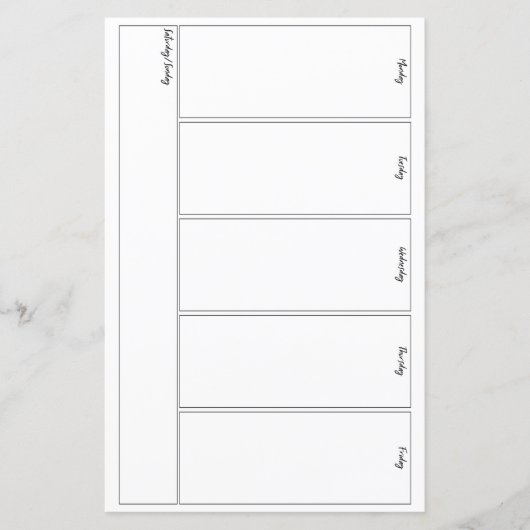 Bullet Journal Week in één oogopslag (Voorkant)