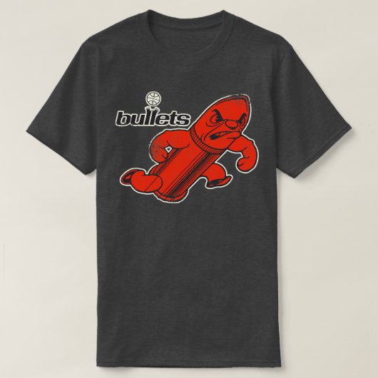 Bullet Man Retro Mascot T-shirt (Design voorkant)