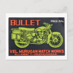 Bullet Match werkt  label Briefkaart