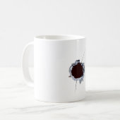 Bullet Shot Hole Koffiemok (Voorkant links)