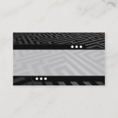 Bullet Train - Donkere Maze Visitekaartje (Achterkant)
