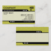 Bullet Train - gele reliëfstructuur Visitekaartje (Voorkant / Achterkant)