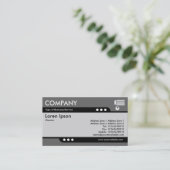 Bullet Train - Grijs (666666) Visitekaartje (Staand voorkant)