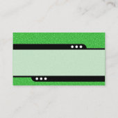 Bullet Train - Heldergroene reliëf Visitekaartje (Achterkant)