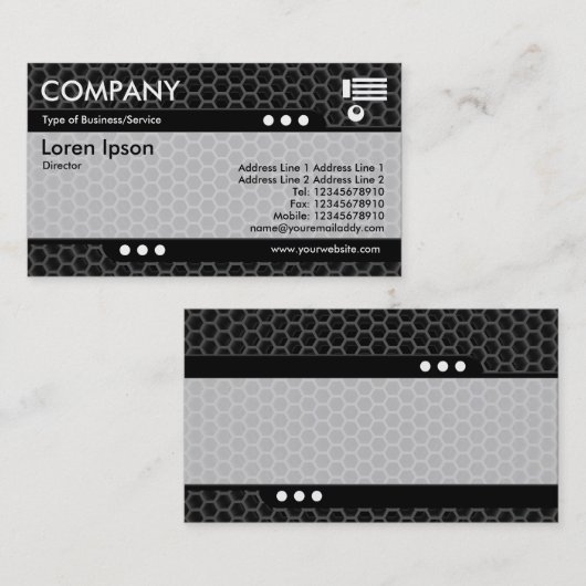 Bullet Train - Honeycomb donker Visitekaartje (Voorkant / Achterkant)